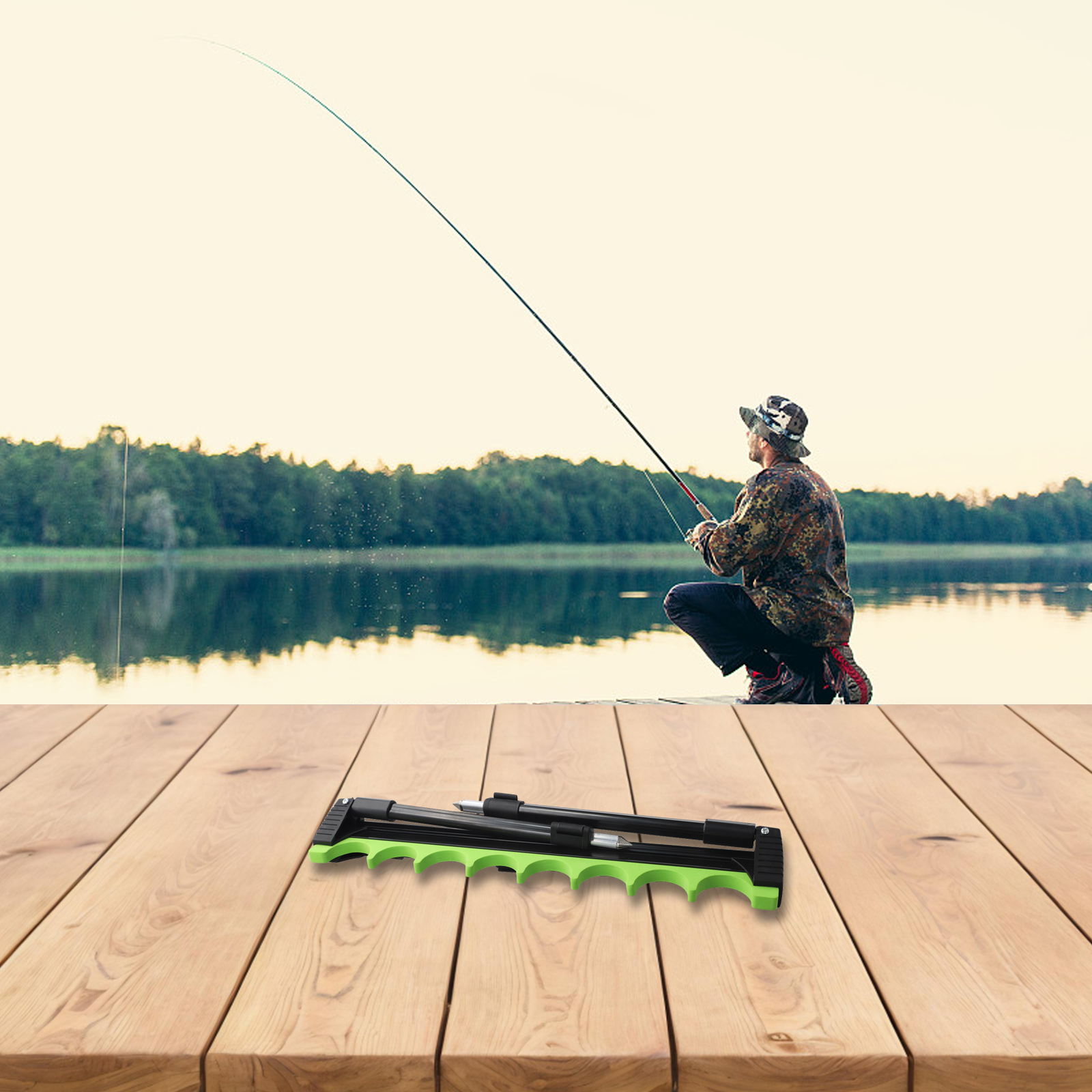 4 Leg 8 Rig Telescopic Fishing - Fishing Rod Telescopic 评论和价格