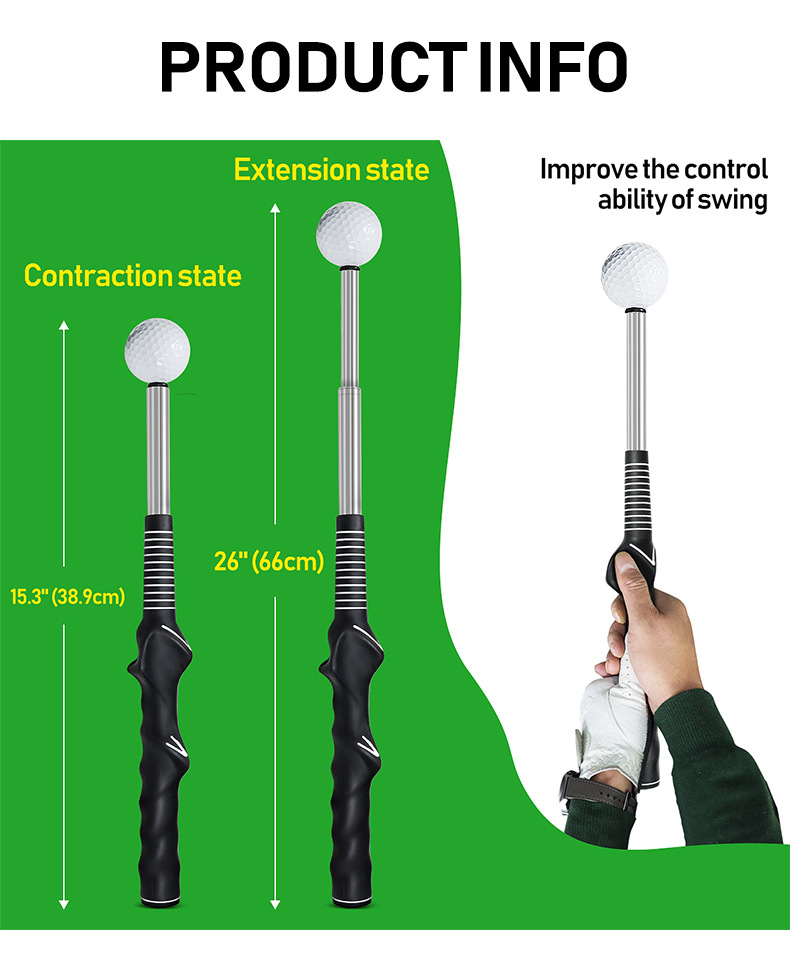 Golf Telescopic Swing Trainer  - Fishing Rod Telescopic 评论和价格