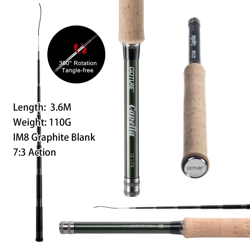 Goture 12FT Classical Tenkara  - Fishing Rod Combo 评论和价格